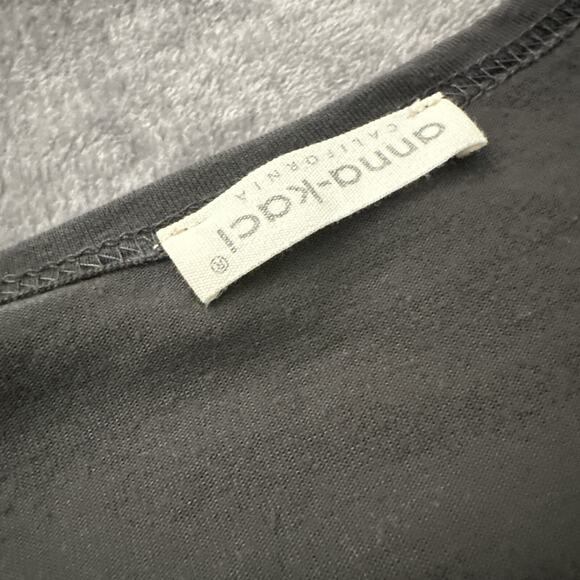 Anna Kaci Large V neck Short Sleeve Flowy Swing Cocktail Work Maxi Dress Gray - Picture 7 of 8